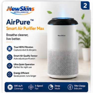 NewSkins™ AirPure Smart Air Purifier Max