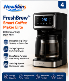 NewSkins™ FreshBrew Smart Coffee Maker Elite