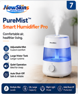NewSkins™ PureMist Smart Humidifier Pro
