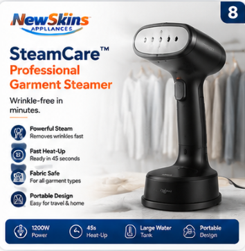 NewSkins™ SteamCare Professional Garment Steamer